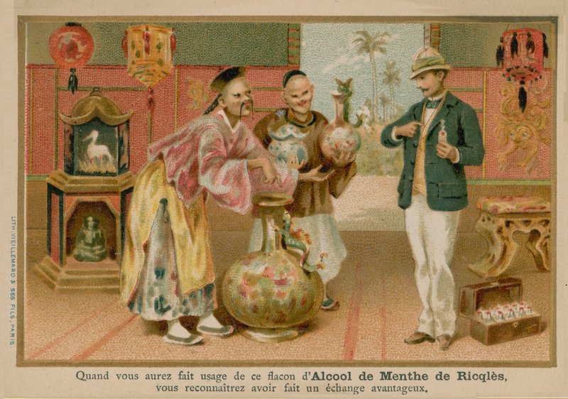 Wanneer u deze fles Alcool de Menthe Ricqles hebt gebruikt, zult u erkennen dat ruilen voordelig is door French School