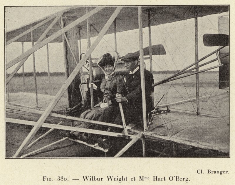 Wilbur Wright en mevrouw Hart O