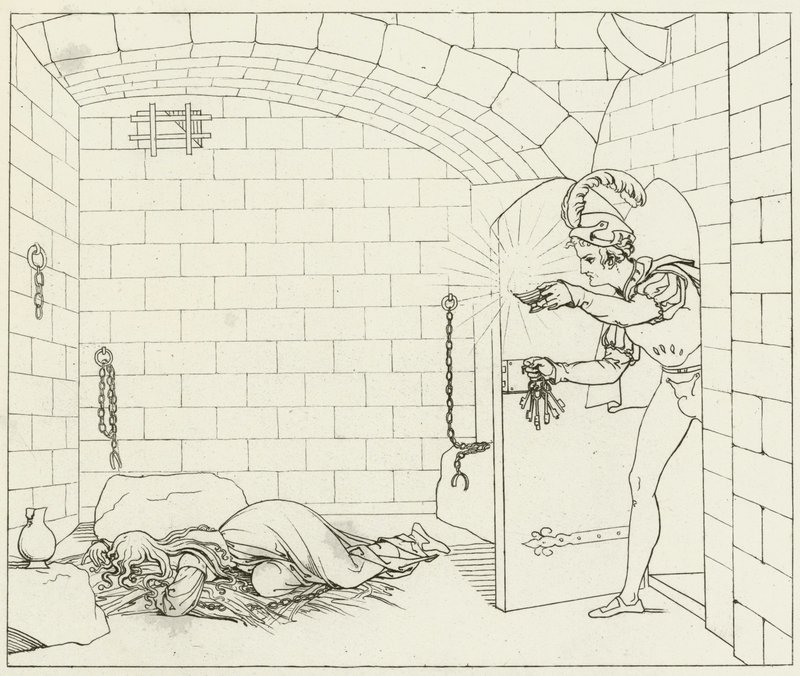 Illustratie voor Goethes Faust door Friedrich August Moritz Retzsch