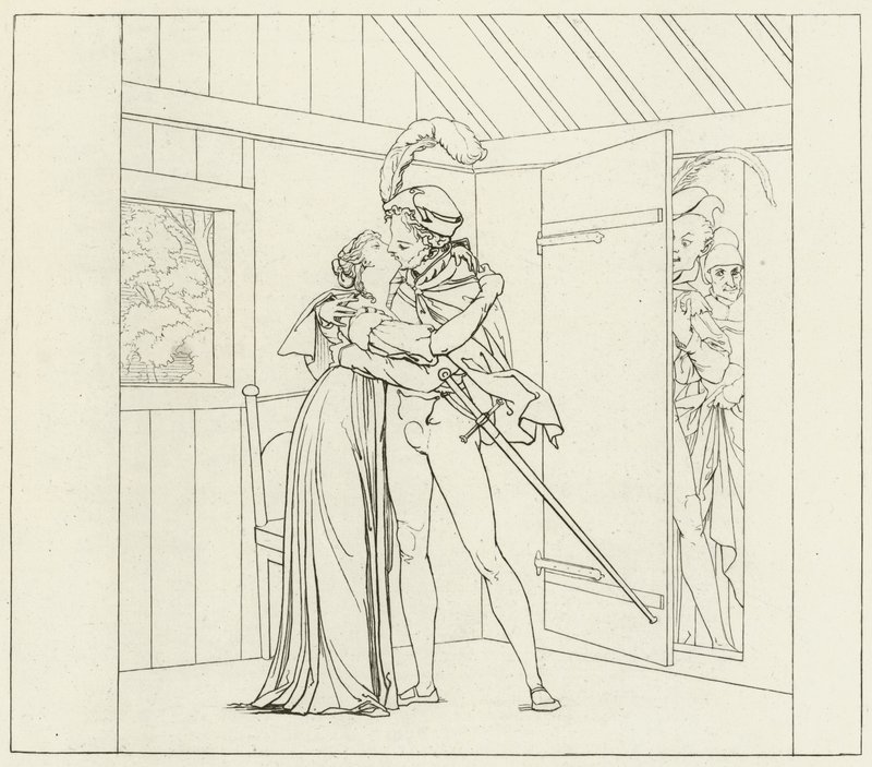 Illustratie voor Goethes Faust door Friedrich August Moritz Retzsch