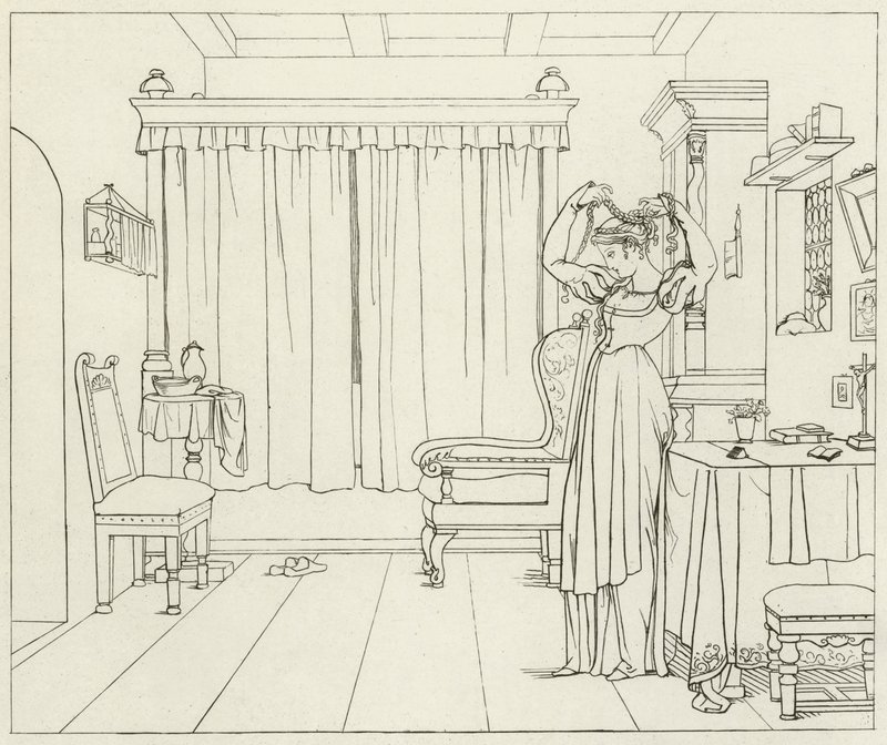 Illustratie voor Goethes Faust door Friedrich August Moritz Retzsch