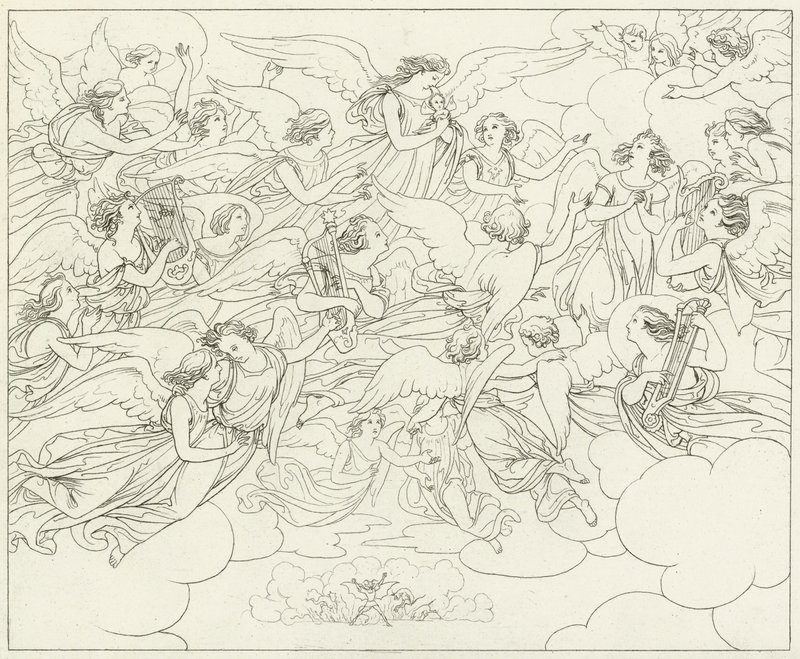 Illustratie voor Goethes Faust door Friedrich August Moritz Retzsch