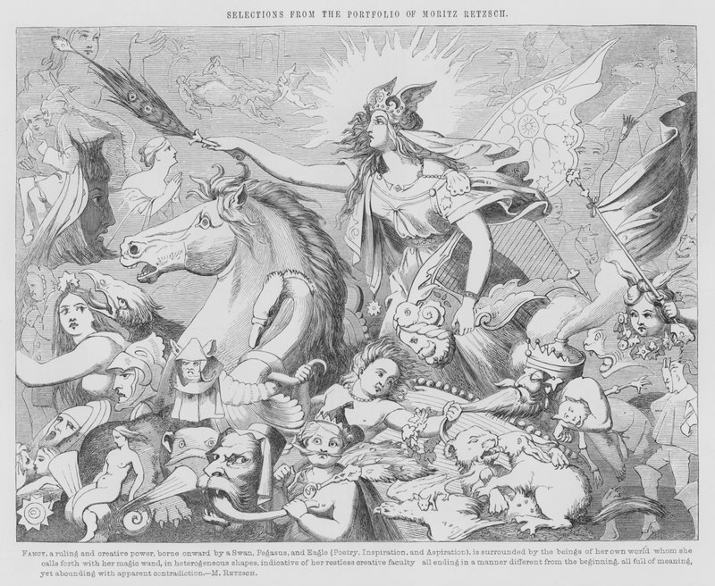 Selectie uit de portfolio van Moritz Retzsch, Fancy door Friedrich August Moritz Retzsch