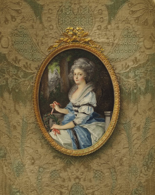 Portret van Prinses Elisabeth Wilhelmine Louise, dochter van Hertog Eugene van Württemberg, 1788 door Friedrich Heinrich Fuger