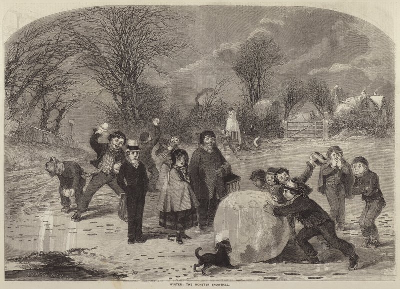 Winter, de Monster Sneeuwbal door G. W. Willis