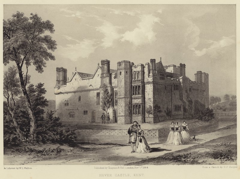 Hever Castle, Kent door G. F. Sargent