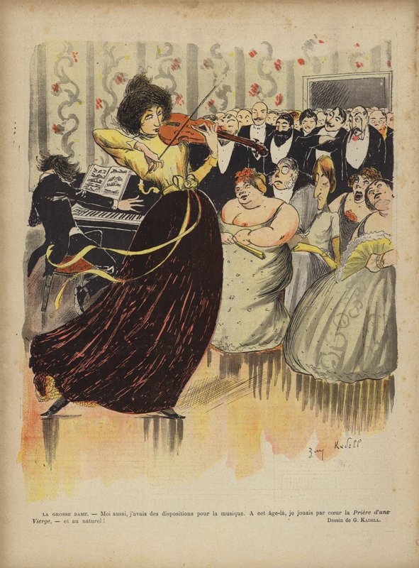 Illustratie voor Le Rire door G. Kadell