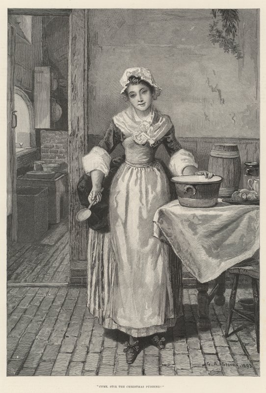 Kom, roer de kerstpudding! door George Adolphus Storey