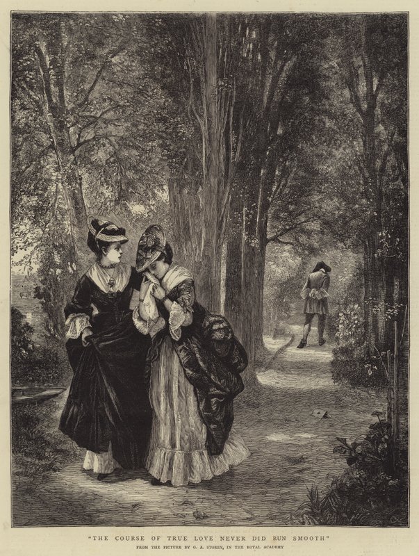De loop van ware liefde liep nooit soepel door George Adolphus Storey