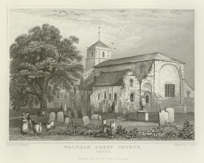 Waltham Abbey Church, Essex door George Bryant Campion