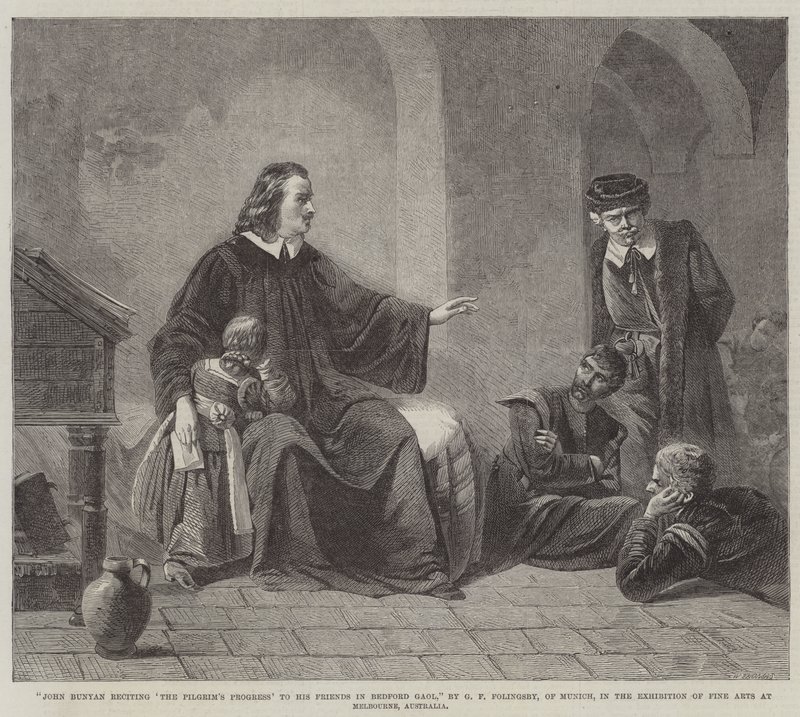 John Bunyan draagt 