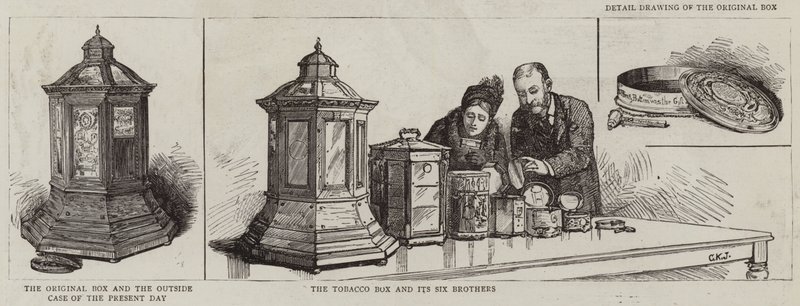 De Westminster Tabaksdoos door George Kingston Jones