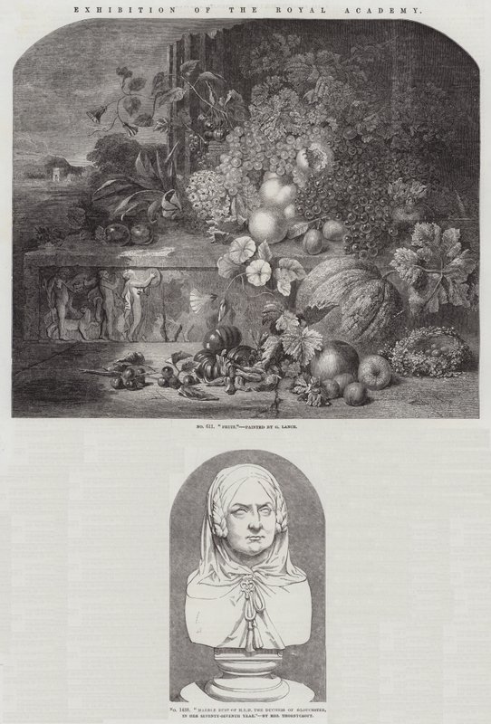 Tentoonstelling van de Koninklijke Academie door George Lance