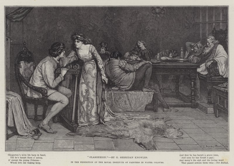 Glasgerion door George Sheridan Knowles