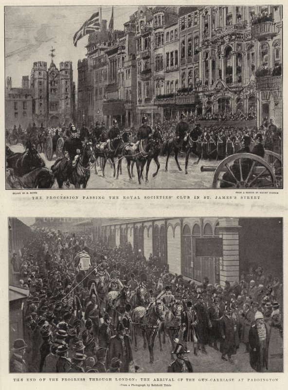 De Processie die de Royal Societies