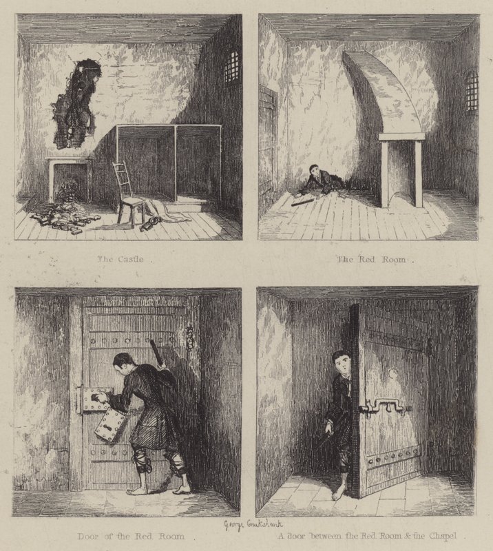 Illustratie voor Jack Sheppard door George (after) Cruikshank