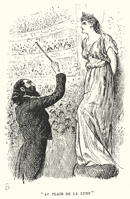 Illustratie voor Trilby door George du Maurier door George (after) Du Maurier