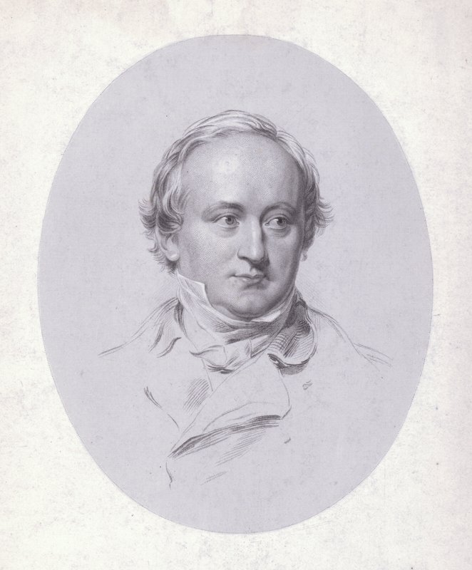 Christian Karl Josias von Bunsen, Duitse diplomaat en geleerde (gravure) door George (after) Richmond