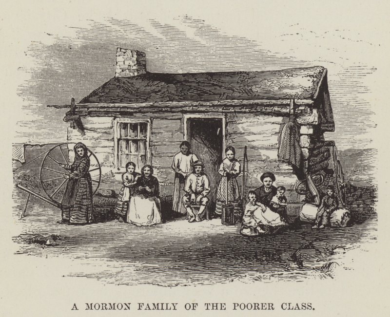 Een Mormoonse Familie van de Armere Klasse door George Augustus Sala
