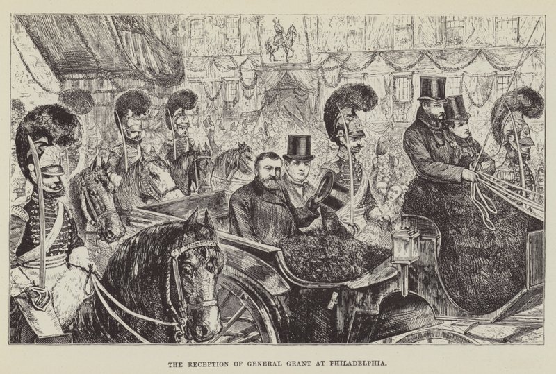De ontvangst van generaal Grant in Philadelphia door George Augustus Sala