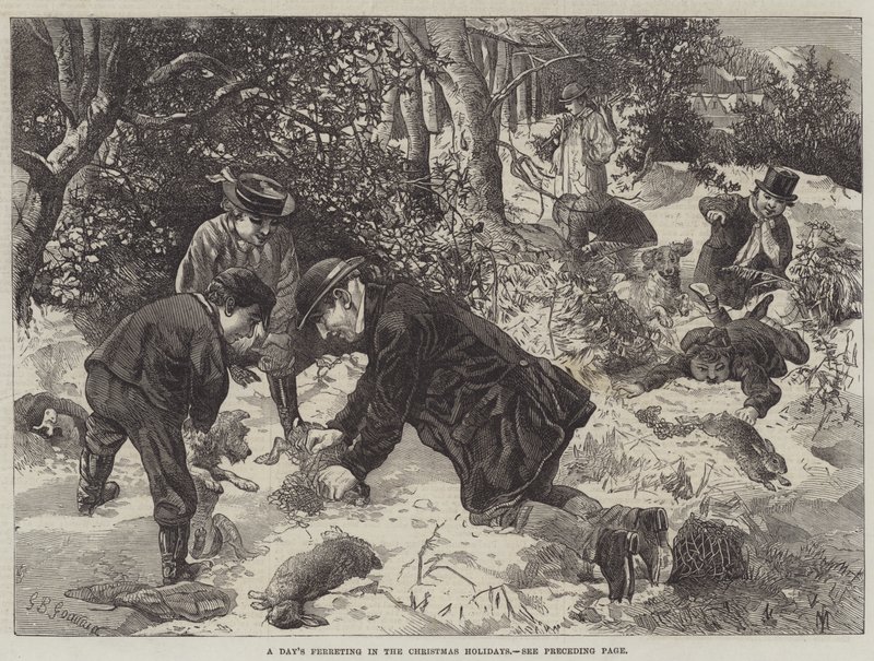 Een dag fretteren in de kerstvakantie door George Bouverie Goddard