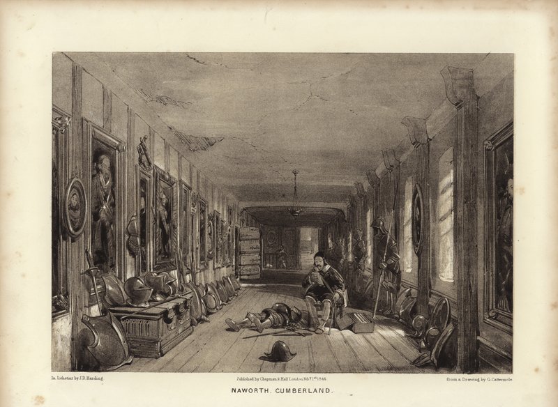 Naworth, Cumberland door George Cattermole