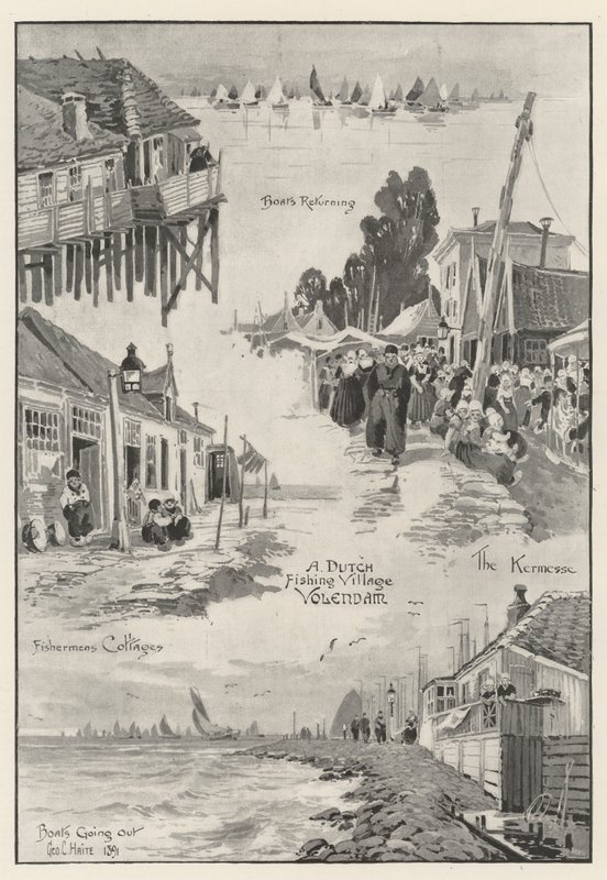 Een Nederlands Vissersdorp Volendam door George Charles Haite