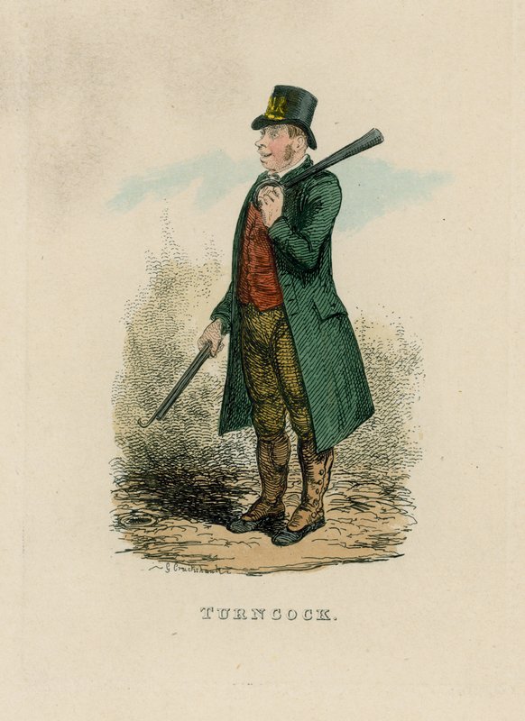 Waterkraan door George Cruikshank