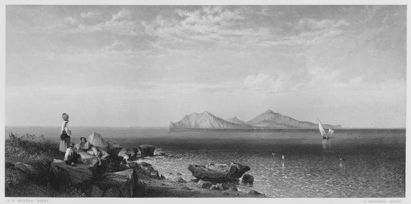 Capri, naar het schilderij in de Koninklijke Collectie door George Edwards Hering