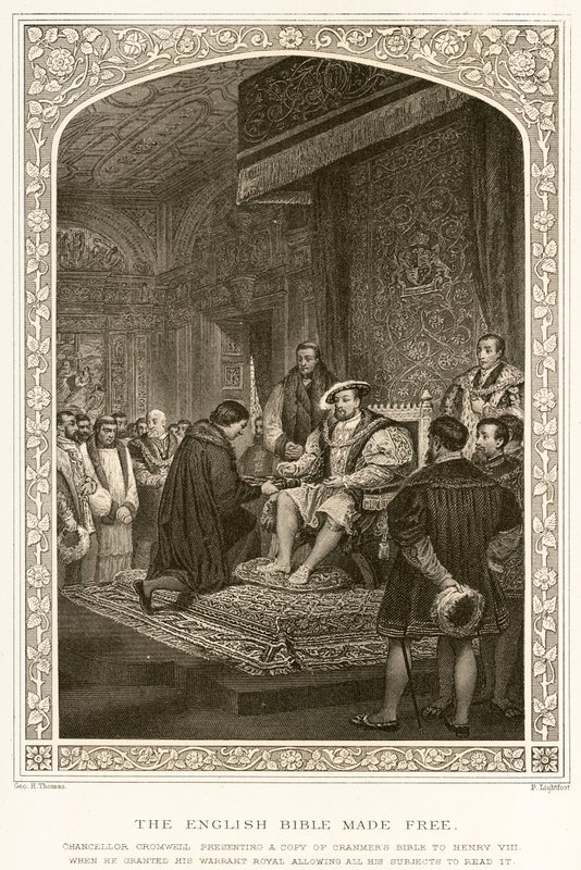 De Engelse Bijbel vrijgegeven door George Housman Thomas