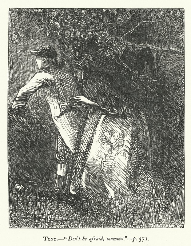 Illustratie voor She Stoops To Conquer door George John Pinwell