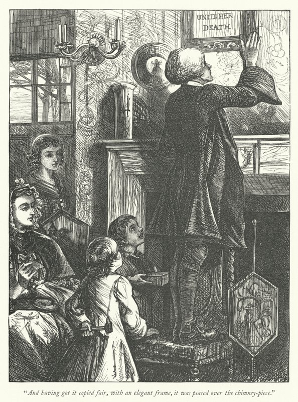 Illustratie voor The Vicar of Wakefield door George John Pinwell