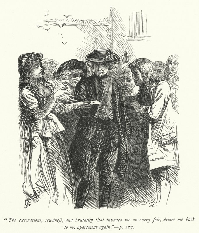 Illustratie voor The Vicar of Wakefield (gravure) door George John Pinwell