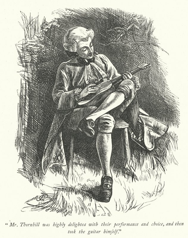 Illustratie voor The Vicar of Wakefield (gravure) door George John Pinwell