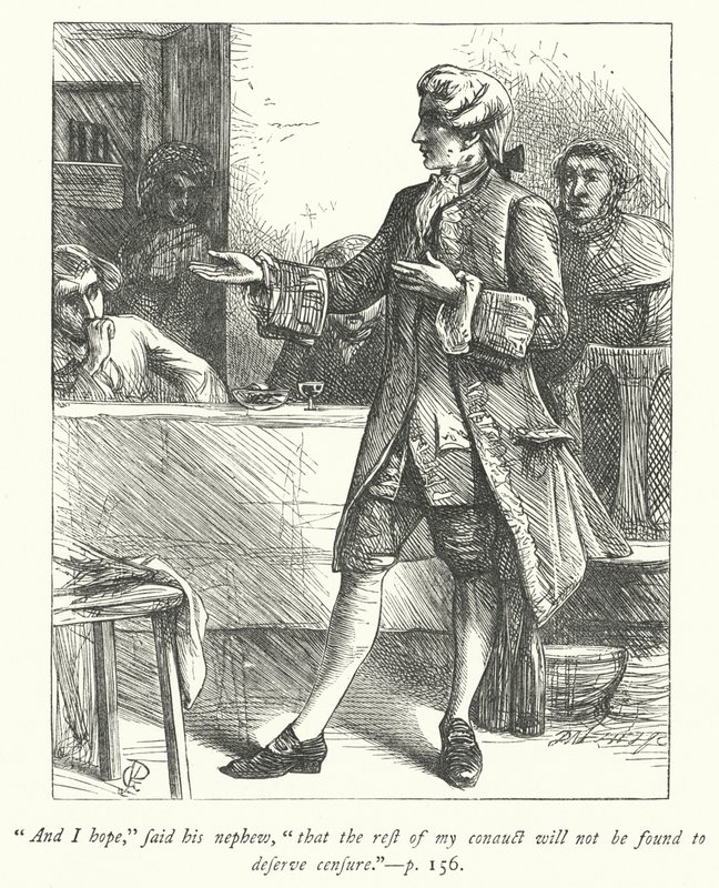 Illustratie voor The Vicar of Wakefield (gravure) door George John Pinwell