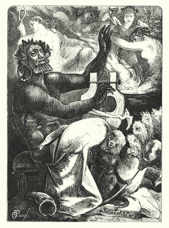 Pan Vinctus - Pan Victor door George John Pinwell