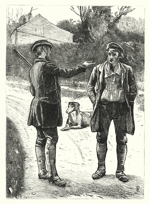 De Jachtopziener door George John Pinwell