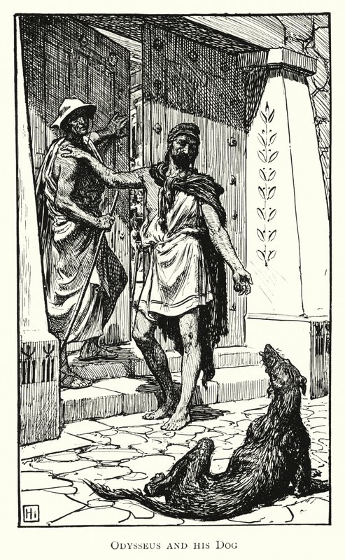 Odyssee: Odysseus en zijn Hond door George Percy Jacomb Hood