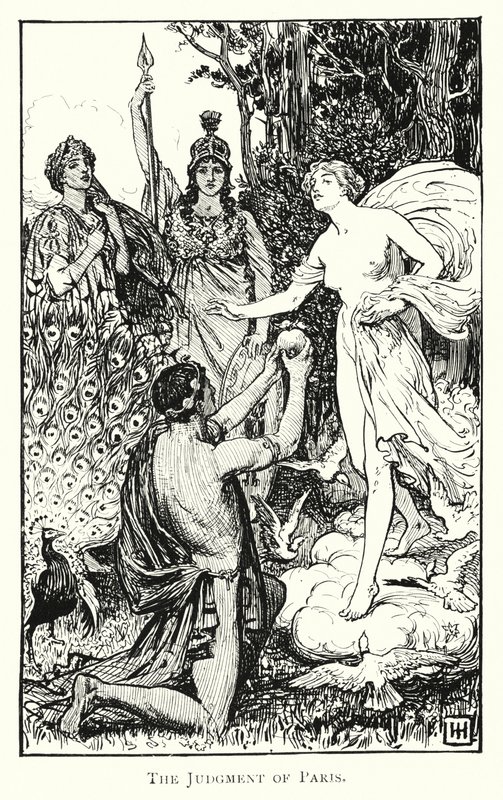 Odyssee: Het oordeel van Parijs door George Percy Jacomb Hood