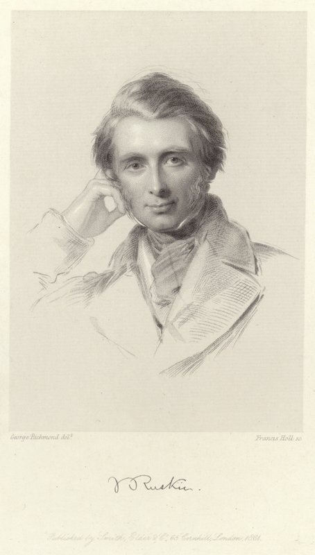 Portret van John Ruskin door George Richmond