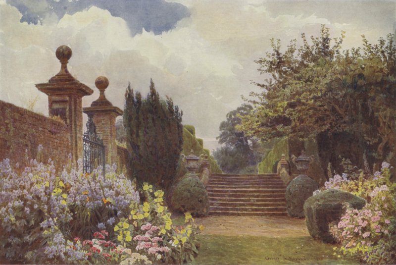 Penshurst, de Terras Trappen door George Samuel Elgood