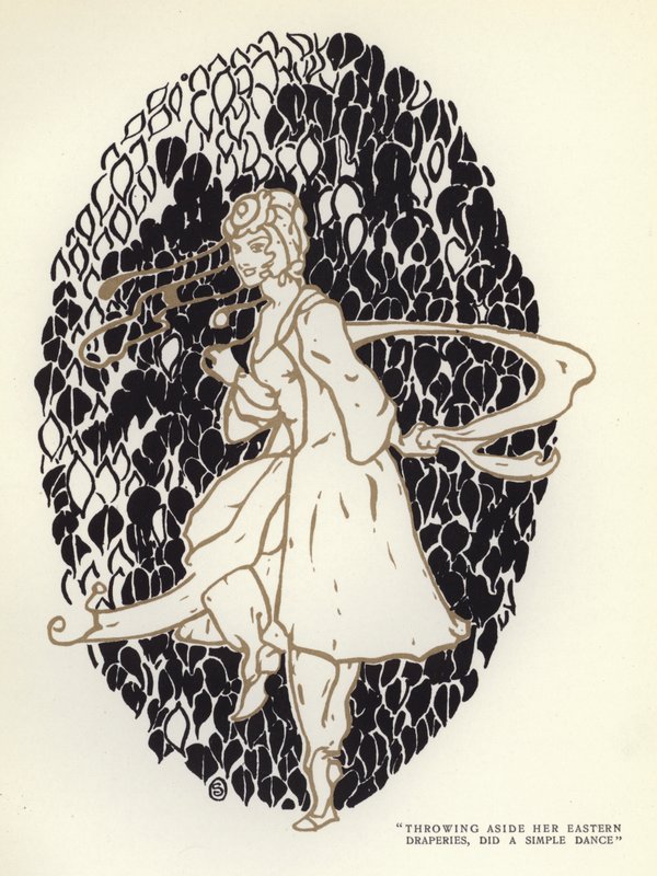 Illustratie voor The Happy Hypocrite door Max Beerbohm door George Sheringham