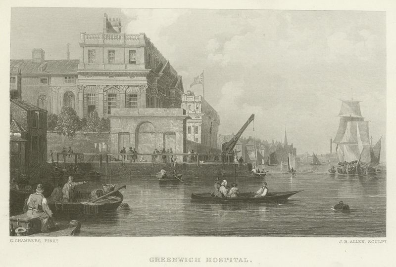 Greenwich Hospital door George the Elder Chambers