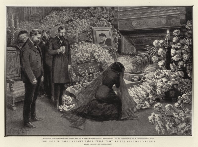 De overleden M. Zola, Madame Zola