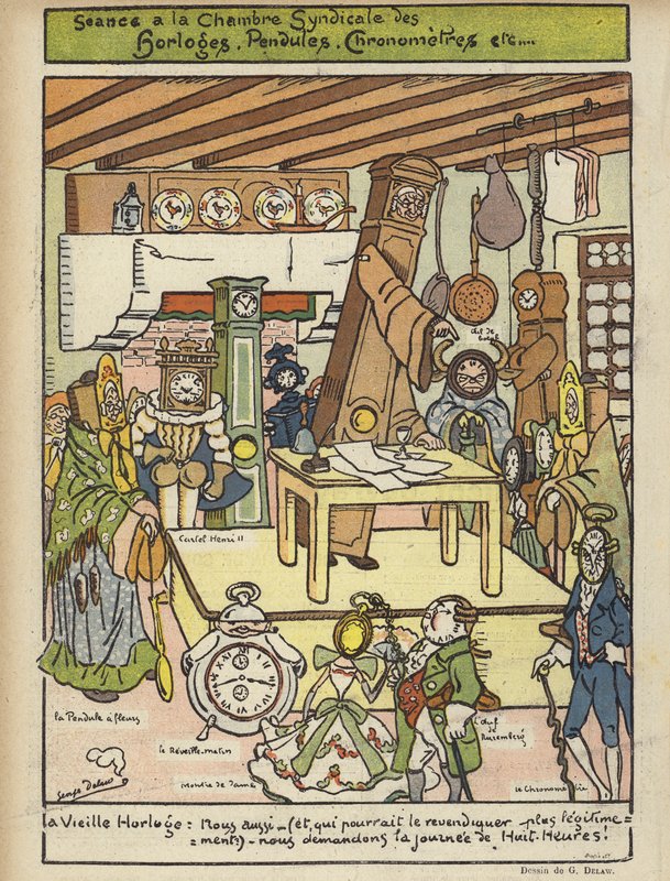 Illustratie voor Le Rire door Georges Delaw