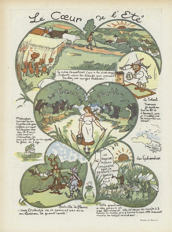 Illustratie voor Le Rire door Georges Delaw