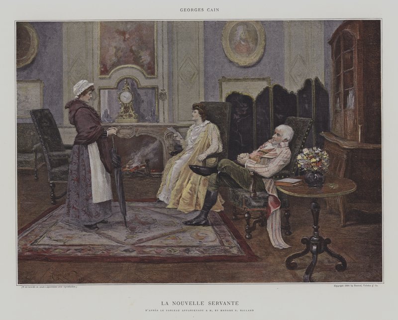 De Nieuwe Dienstmeid door Georges Jules Auguste Cain