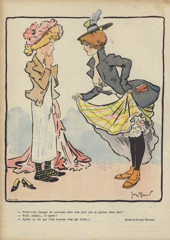 Illustratie voor Le Rire door Georges Meunier