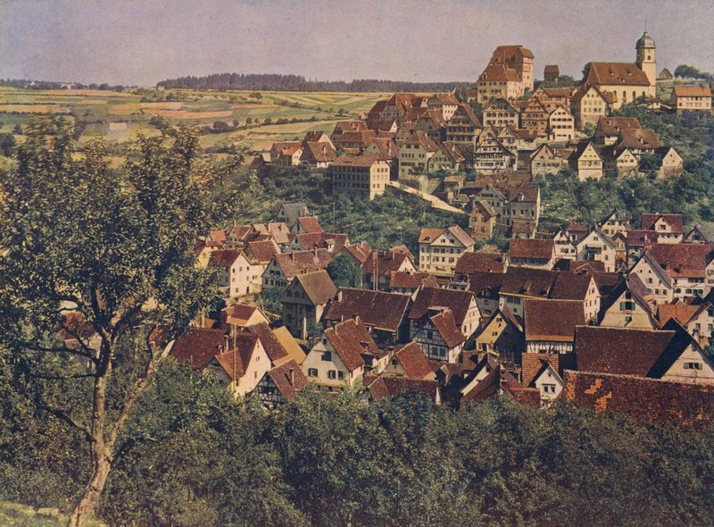 Altensteig, Zwarte Woud, Duitsland (kleurenfoto) door German Photographer