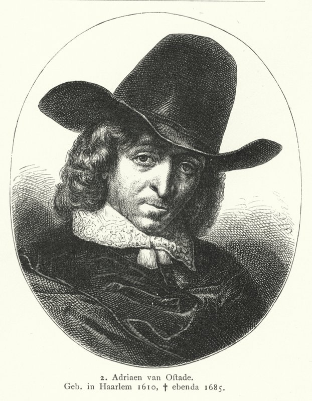 Adriaen van Ostade, schilder van de Nederlandse Gouden Eeuw (gravure) door German School